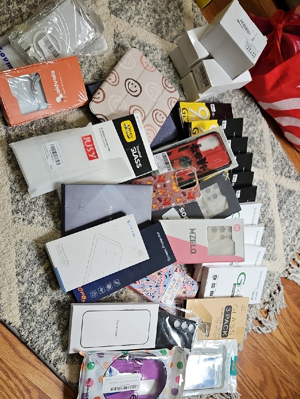 Bundle Of Phone Cases And Screen Protectors